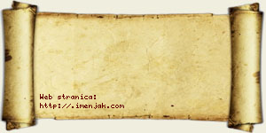 Jovana Raković vizit kartica